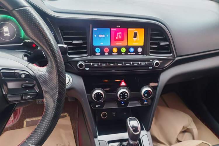 Used Hyundai Elantra (6th Generation / Lingdong) 2019 1.4T Dual-Clutch Xuan Dong · Dynamic Model Audio And AC Panel