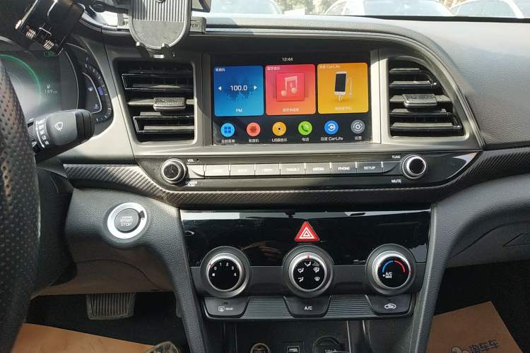 Used Hyundai Elantra (6th Generation / Lingdong) 2019 1.4T Dual-Clutch Xuan Dong · Dynamic Model Audio And AC Panel