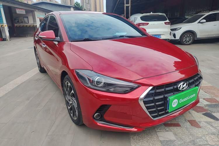 Used Hyundai Elantra (6th Generation / Lingdong) 2019 1.4T Dual-Clutch Xuan Dong · Dynamic Model Front Right 45 Deg