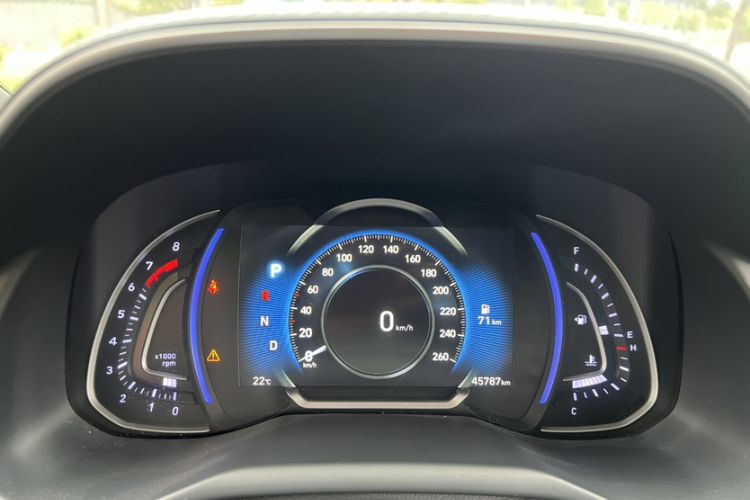 Used Hyundai Elantra (6th Generation / Lingdong) 2019 1.4T Dual-Clutch Xuan Dong · Dynamic Model Odometer Close Up