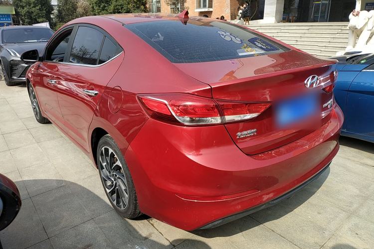 Used Hyundai Elantra (6th Generation / Lingdong) 2019 1.4T Dual-Clutch Xuan Dong · Dynamic Model Rear Left 45 Deg