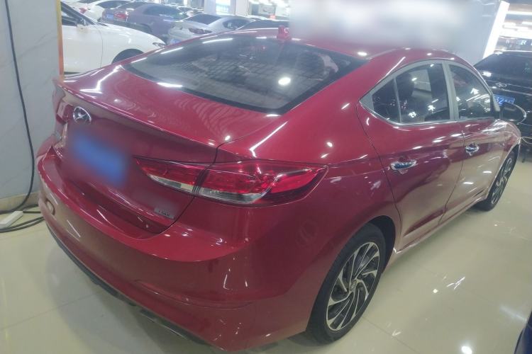 Used Hyundai Elantra (6th Generation / Lingdong) 2019 1.4T Dual-Clutch Xuan Dong · Dynamic Model Rear Right 45 Deg