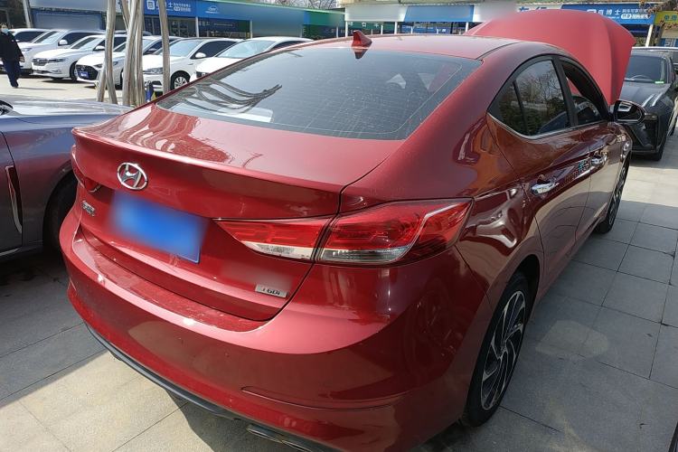 Used Hyundai Elantra (6th Generation / Lingdong) 2019 1.4T Dual-Clutch Xuan Dong · Dynamic Model Rear Right 45 Deg