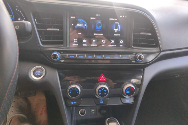 Used Hyundai Elantra (6th Generation / Lingdong) 2019 1.4T Dual-Clutch Xuan Dong · Dynamic Model Audio And AC Panel