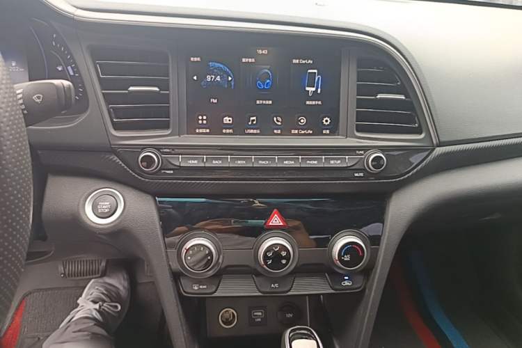 Used Hyundai Elantra (6th Generation / Lingdong) 2019 1.4T Dual-Clutch Xuan Dong · Dynamic Model Audio And AC Panel