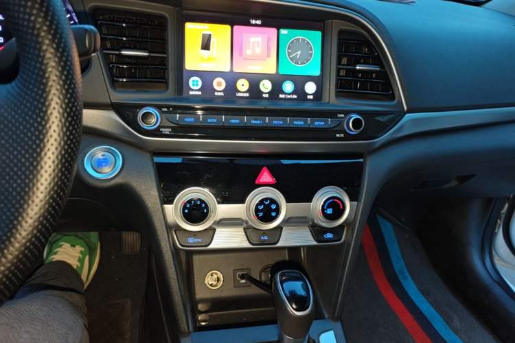 Used Hyundai Elantra (6th Generation / Lingdong) 2019 1.5L CVT ZhiXuan – Elite Version Audio And AC Panel