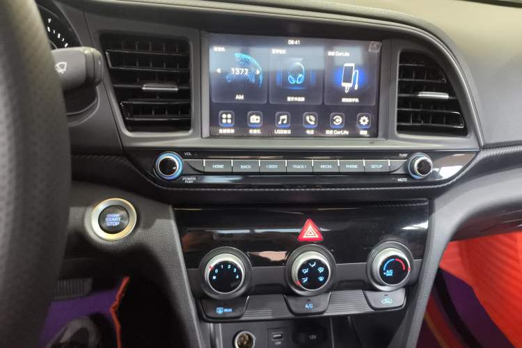 Used Hyundai Elantra (6th Generation / Lingdong) 2019 1.4T Dual-Clutch Xuan Dong · Dynamic Model Audio And AC Panel