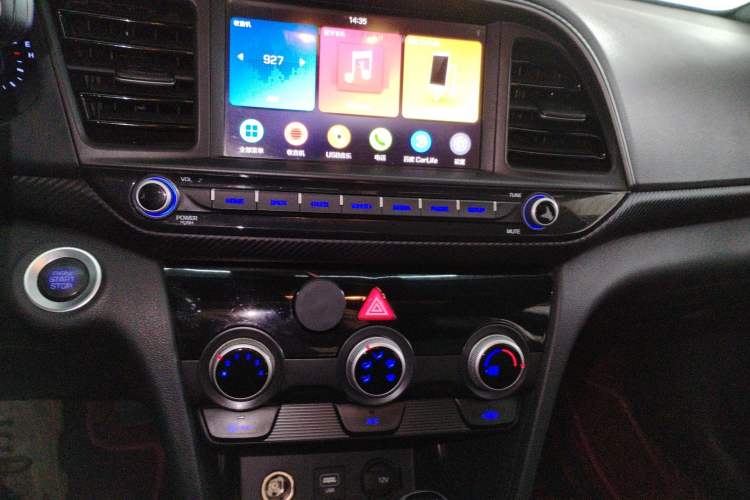 Used Hyundai Elantra (6th Generation / Lingdong) 2019 1.4T Dual-Clutch Xuan Dong · Dynamic Model Audio And AC Panel