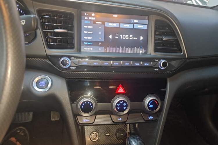 Used Hyundai Elantra (6th Generation / Lingdong) 2019 1.4T Dual-Clutch Xuan Dong · Dynamic Model Audio And AC Panel