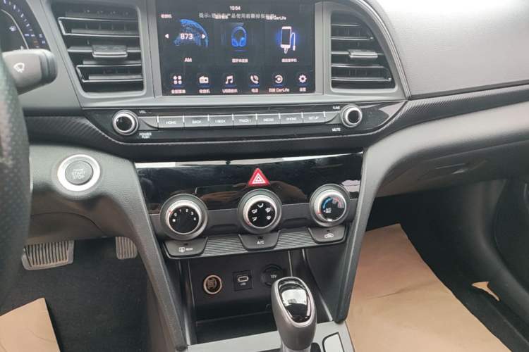 Used Hyundai Elantra (6th Generation / Lingdong) 2019 1.4T Dual-Clutch Xuan Dong · Dynamic Model Audio And AC Panel