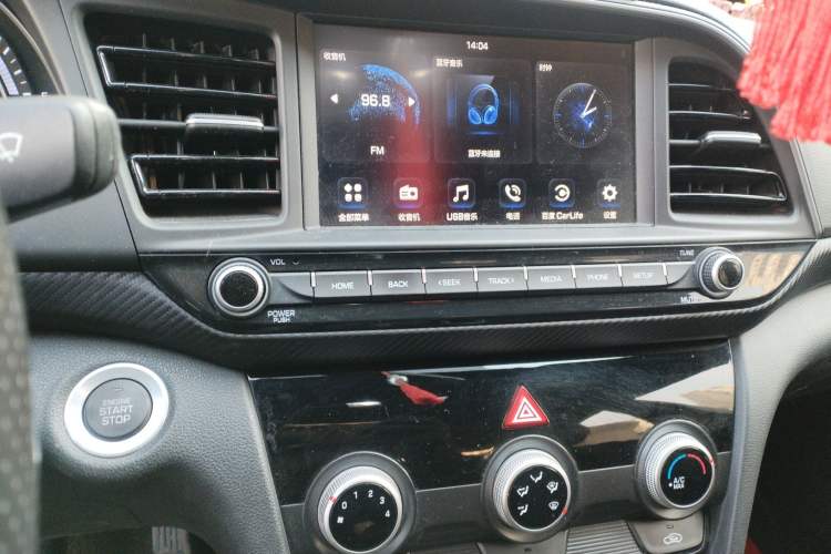 Used Hyundai Elantra (6th Generation / Lingdong) 2019 1.4T Dual-Clutch Xuan Dong · Dynamic Model Audio And AC Panel