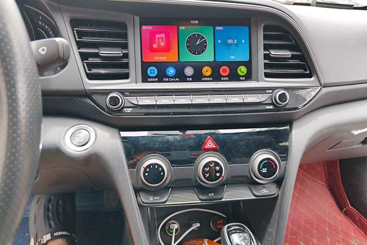 Used Hyundai Elantra (6th Generation / Lingdong) 2019 1.4T Dual-Clutch Xuan Dong · Dynamic Model Audio And AC Panel