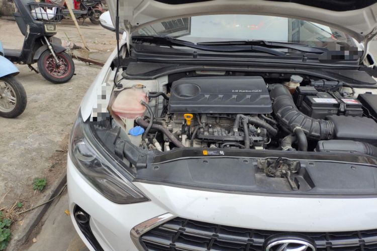 Used Hyundai Elantra (6th Generation / Lingdong) 2019 1.4T Dual-Clutch Xuan Dong · Dynamic Model Engine Bay Right