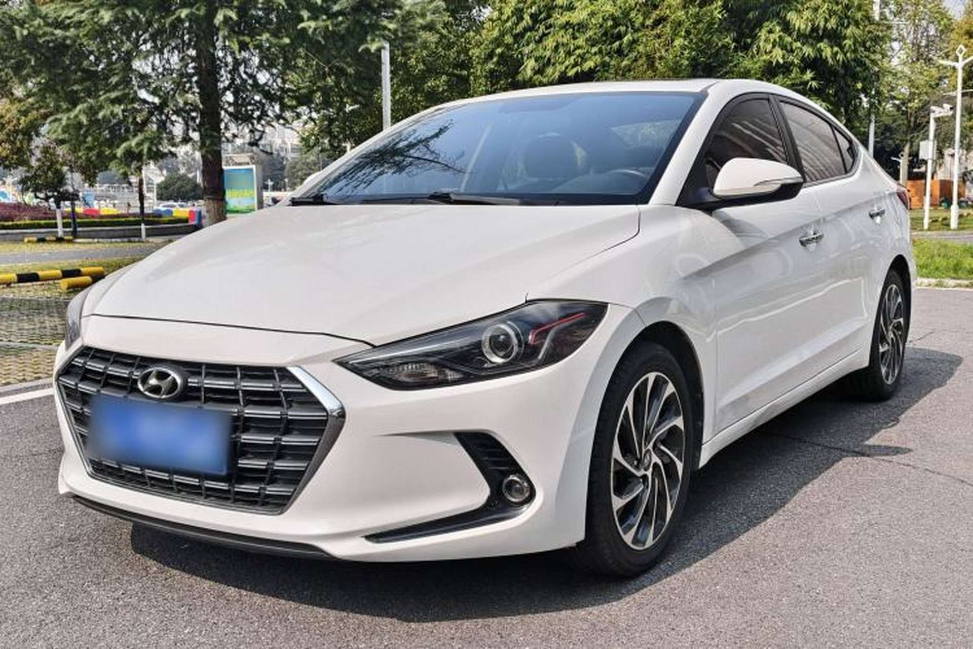 Used Hyundai Elantra (6th Generation / Lingdong) 2019 1.4T Dual-Clutch Xuan Dong · Dynamic Model Front Left 45 Deg