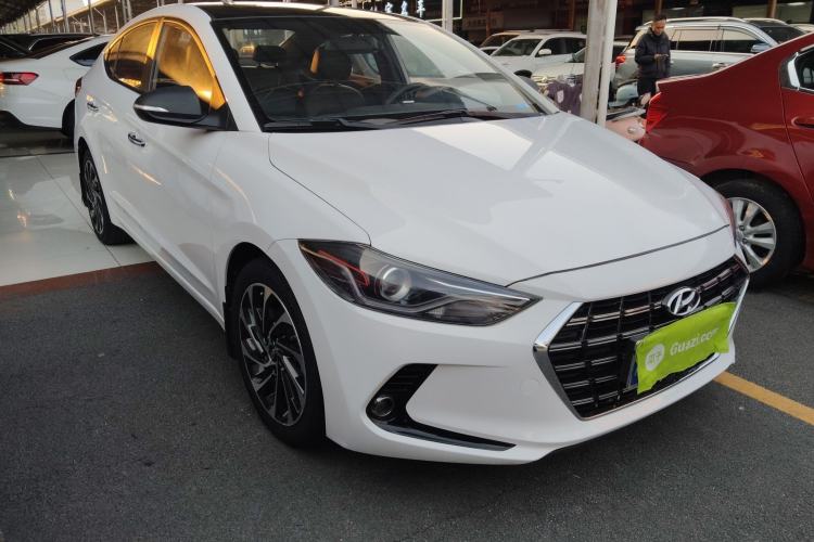 Used Hyundai Elantra (6th Generation / Lingdong) 2019 1.4T Dual-Clutch Xuan Dong · Dynamic Model Front Right 45 Deg