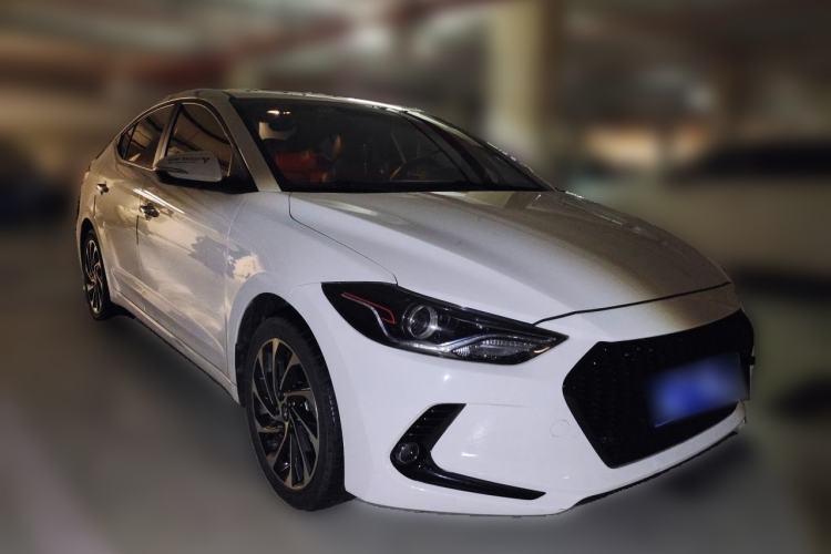 Used Hyundai Elantra (6th Generation / Lingdong) 2019 1.4T Dual-Clutch Xuan Dong · Dynamic Model Front Right 45 Deg