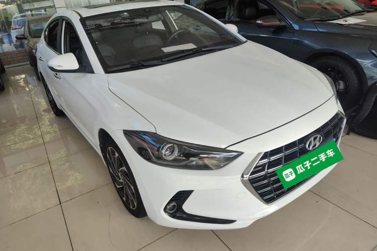 Used Hyundai Elantra (6th Generation / Lingdong) 2019 1.4T Dual-Clutch Xuan Dong · Dynamic Model Front Right 45 Deg