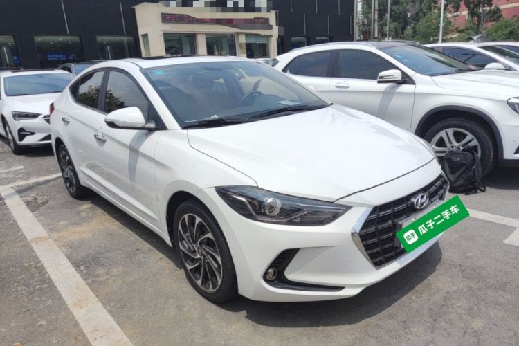 Used Hyundai Elantra (6th Generation / Lingdong) 2019 1.5L CVT ZhiXuan – Elite Version Front Right 45 Deg