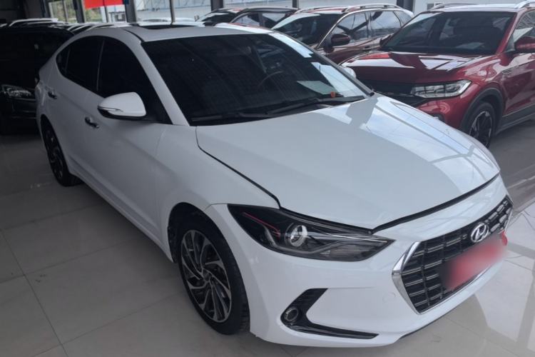 Used Hyundai Elantra (6th Generation / Lingdong) 2019 1.4T Dual-Clutch Xuan Dong · Dynamic Model Front Right 45 Deg