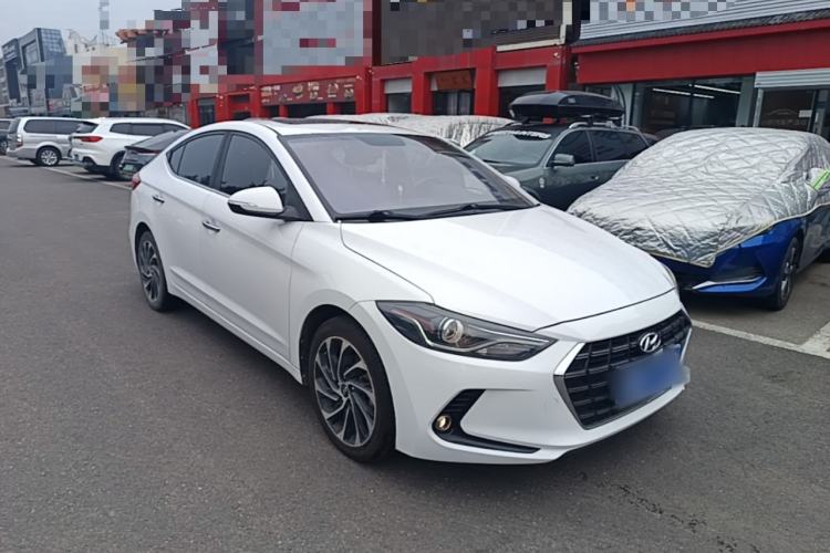 Used Hyundai Elantra (6th Generation / Lingdong) 2019 1.4T Dual-Clutch Xuan Dong · Dynamic Model Front Right 45 Deg