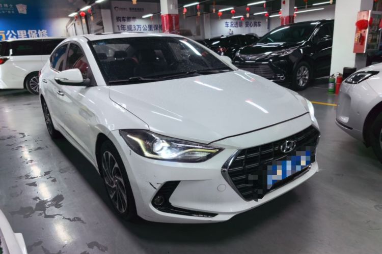 Used Hyundai Elantra (6th Generation / Lingdong) 2019 1.4T Dual-Clutch Xuan Dong · Dynamic Model Front Right 45 Deg