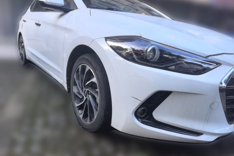 Used Hyundai Elantra (6th Generation / Lingdong) 2019 1.4T Dual-Clutch Xuan Dong · Dynamic Model Front Right 45 Deg