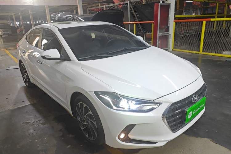 Used Hyundai Elantra (6th Generation / Lingdong) 2019 1.4T Dual-Clutch Xuan Dong · Dynamic Model Front Right 45 Deg