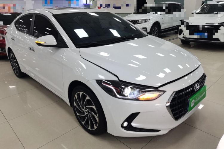 Used Hyundai Elantra (6th Generation / Lingdong) 2019 1.4T Dual-Clutch Xuan Dong · Dynamic Model Front Right 45 Deg