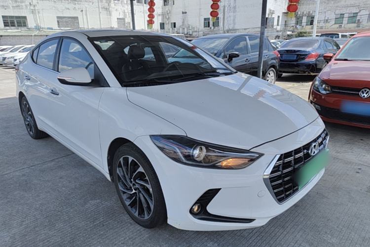 Used Hyundai Elantra (6th Generation / Lingdong) 2019 1.4T Dual-Clutch Xuan Dong · Dynamic Model Front Right 45 Deg