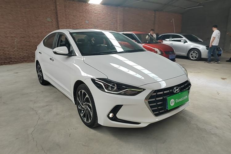 Used Hyundai Elantra (6th Generation / Lingdong) 2019 1.5L CVT ZhiXuan – Elite Version Front Right 45 Deg