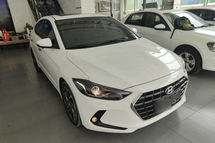 Used Hyundai Elantra (6th Generation / Lingdong) 2019 1.4T Dual-Clutch Xuan Dong · Dynamic Model Front Right 45 Deg