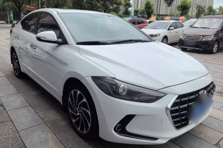 Used Hyundai Elantra (6th Generation / Lingdong) 2019 1.5L CVT ZhiXuan – Elite Version Front Right 45 Deg
