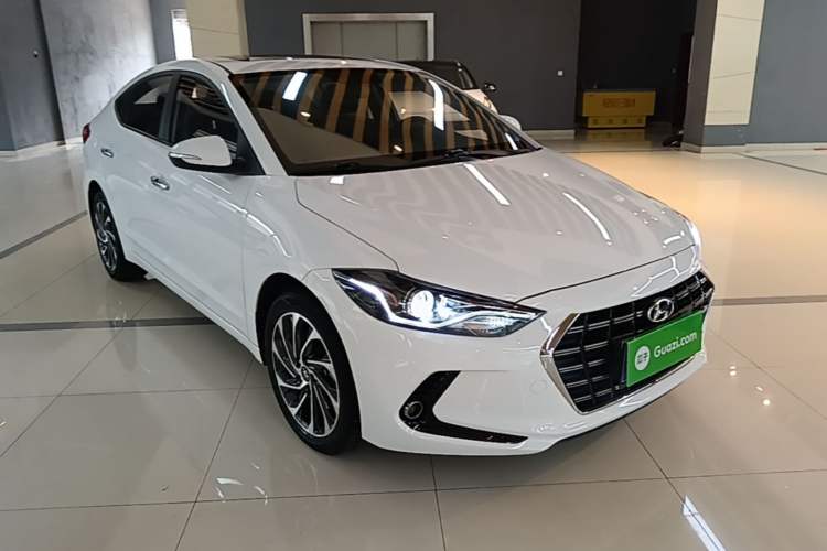 Used Hyundai Elantra (6th Generation / Lingdong) 2019 1.5L CVT ZhiXuan – Elite Version Front Right 45 Deg