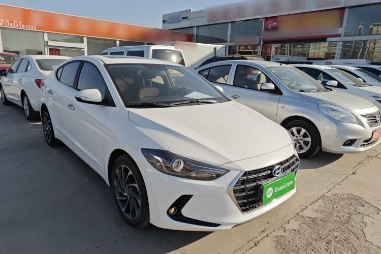 Used Hyundai Elantra (6th Generation / Lingdong) 2019 1.5L CVT ZhiXuan – Elite Version Front Right 45 Deg