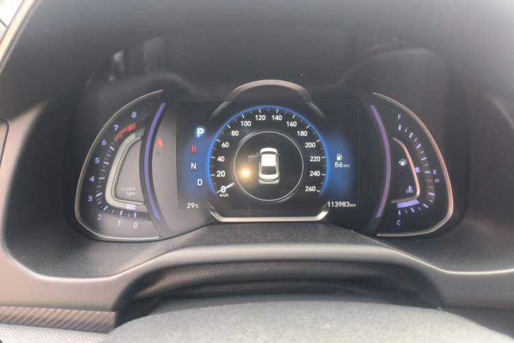 Used Hyundai Elantra (6th Generation / Lingdong) 2019 1.4T Dual-Clutch Xuan Dong · Dynamic Model Instrument Cluster