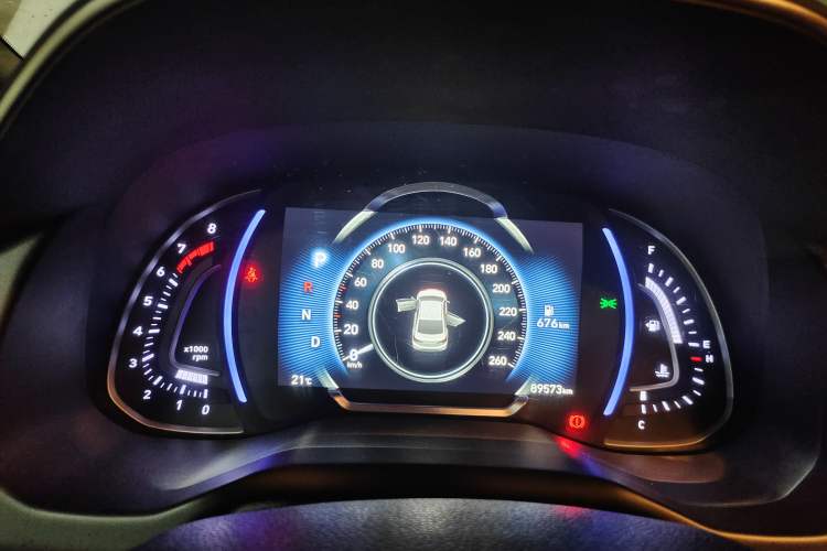 Used Hyundai Elantra (6th Generation / Lingdong) 2019 1.4T Dual-Clutch Xuan Dong · Dynamic Model Instrument Cluster