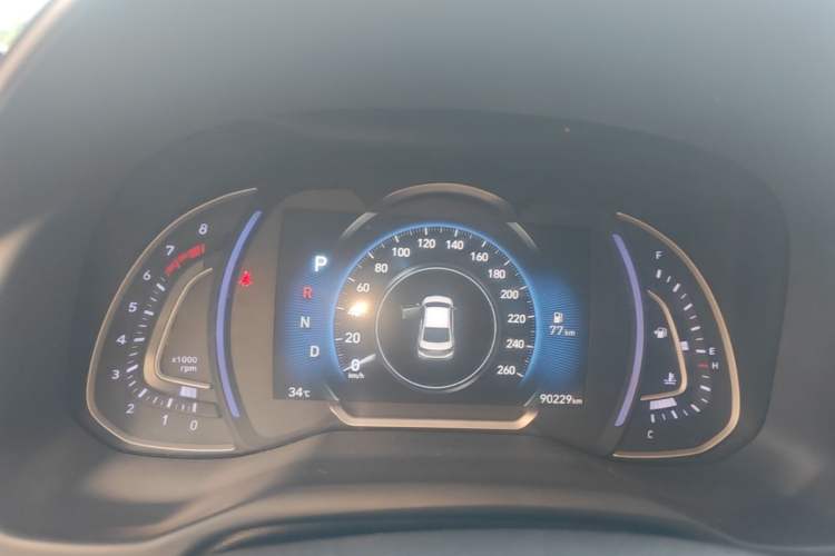 Used Hyundai Elantra (6th Generation / Lingdong) 2019 1.4T Dual-Clutch Xuan Dong · Dynamic Model Instrument Cluster