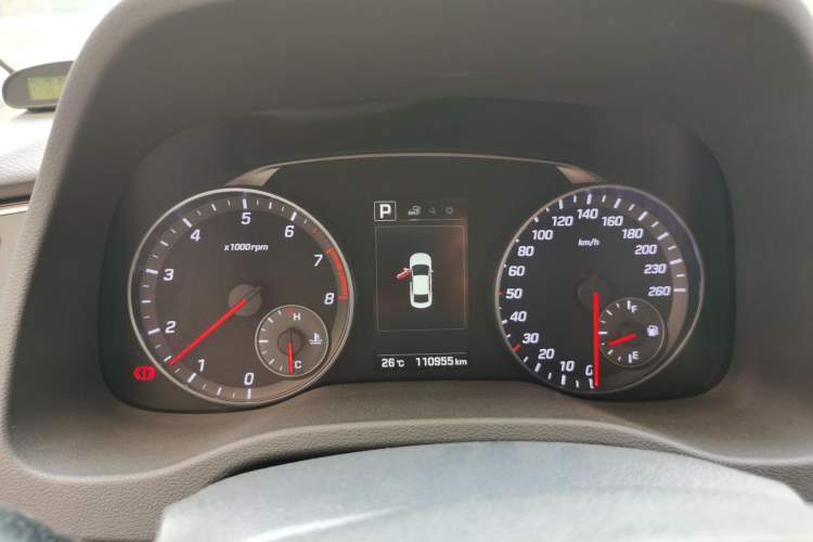 Used Hyundai Elantra (6th Generation / Lingdong) 2019 1.4T Dual-Clutch Xuan Dong · Dynamic Model Instrument Cluster