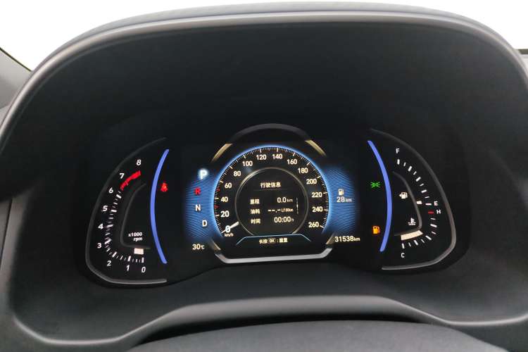 Used Hyundai Elantra (6th Generation / Lingdong) 2019 1.4T Dual-Clutch Xuan Dong · Dynamic Model Instrument Cluster