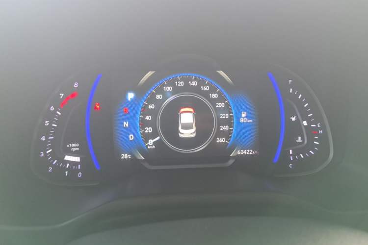 Used Hyundai Elantra (6th Generation / Lingdong) 2019 1.4T Dual-Clutch Xuan Dong · Dynamic Model Instrument Cluster