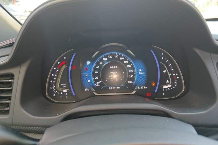 Used Hyundai Elantra (6th Generation / Lingdong) 2019 1.4T Dual-Clutch Xuan Dong · Dynamic Model Instrument Cluster