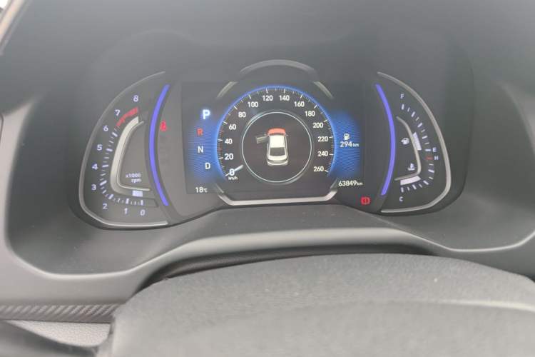 Used Hyundai Elantra (6th Generation / Lingdong) 2019 1.4T Dual-Clutch Xuan Dong · Dynamic Model Instrument Cluster