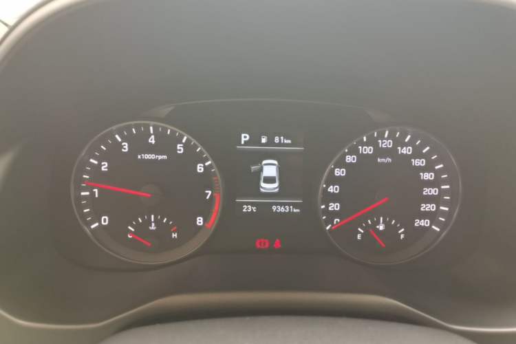Used Hyundai Elantra (6th Generation / Lingdong) 2019 1.5L CVT ZhiXuan – Elite Version Instrument Cluster