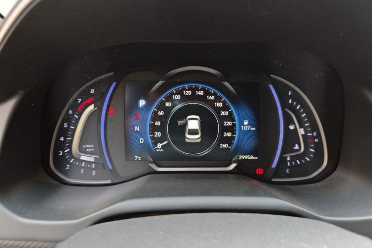 Used Hyundai Elantra (6th Generation / Lingdong) 2019 1.4T Dual-Clutch Xuan Dong · Dynamic Model Instrument Cluster