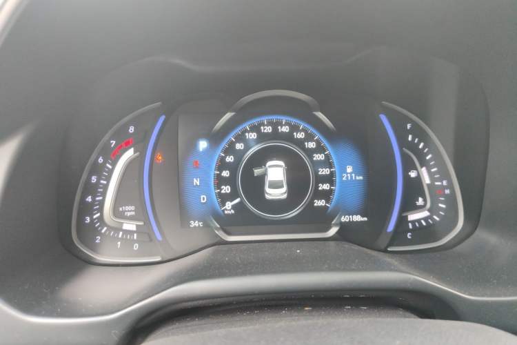 Used Hyundai Elantra (6th Generation / Lingdong) 2019 1.4T Dual-Clutch Xuan Dong · Dynamic Model Instrument Cluster