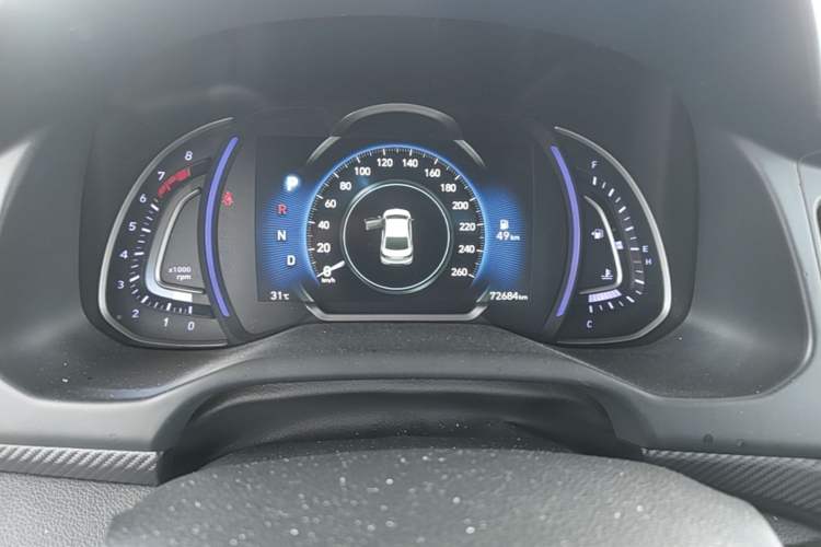 Used Hyundai Elantra (6th Generation / Lingdong) 2019 1.4T Dual-Clutch Xuan Dong · Dynamic Model Instrument Cluster