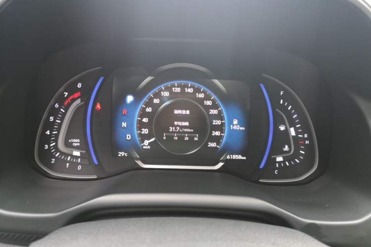 Used Hyundai Elantra (6th Generation / Lingdong) 2019 1.4T Dual-Clutch Xuan Dong · Dynamic Model Instrument Cluster