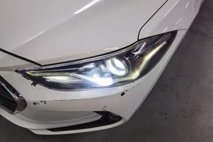 Used Hyundai Elantra (6th Generation / Lingdong) 2019 1.4T Dual-Clutch Xuan Dong · Dynamic Model Left Front Headlight