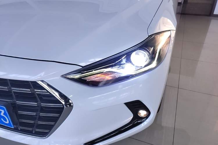 Used Hyundai Elantra (6th Generation / Lingdong) 2019 1.4T Dual-Clutch Xuan Dong · Dynamic Model Left Front Headlight