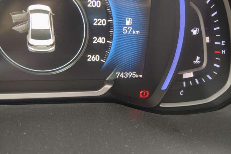Used Hyundai Elantra (6th Generation / Lingdong) 2019 1.4T Dual-Clutch Xuan Dong · Dynamic Model Odometer Close Up